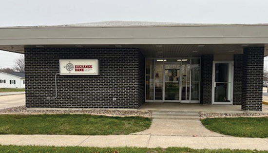 Image of Exchange Bank's office in Shelbyville, MO